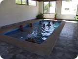 Piscina temperada.